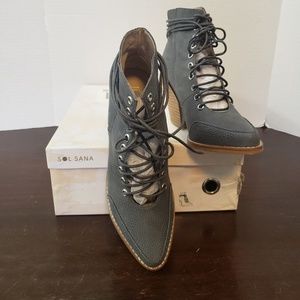 Sol Sana Steel Blue Cayden Ankle Boots